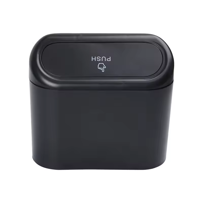 Samitrend Car Trash Bin with Lid - Universal Hanging Organizer